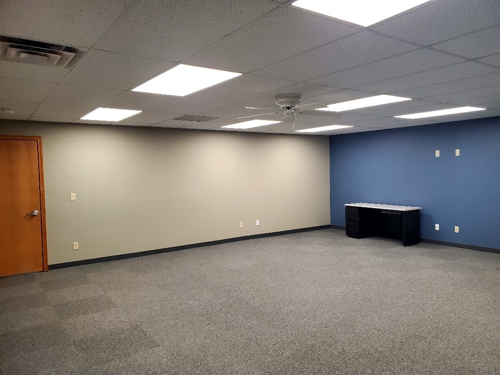 Large conference room in office space for lease at 304 Legacy Plaza West in La Porte, Indiana