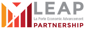 La Porte Economic Advancement Partnership (LEAP) logo